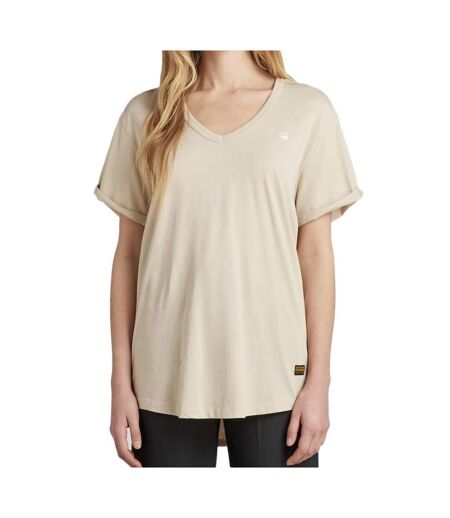 T-shirt beige femme g-star raw lash