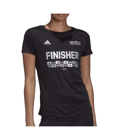 T-shirt De Running Noir Femme Adidas Finisher - L