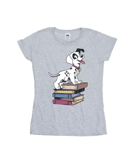 Disney - T-shirt DALMATIANS BOOKS - Femme (Gris chiné) - UTBI22993