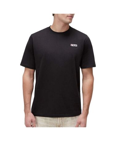 T-shirt noir homme fila  embroidered - l