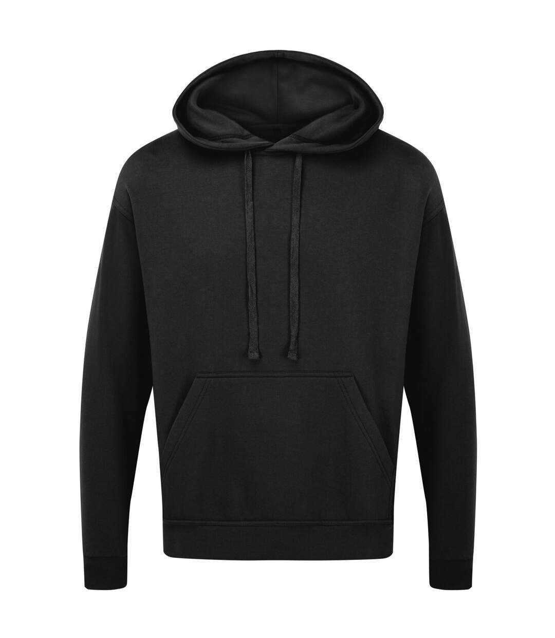 Unisex adult hoodie black Ultimate Everyday Apparel-1