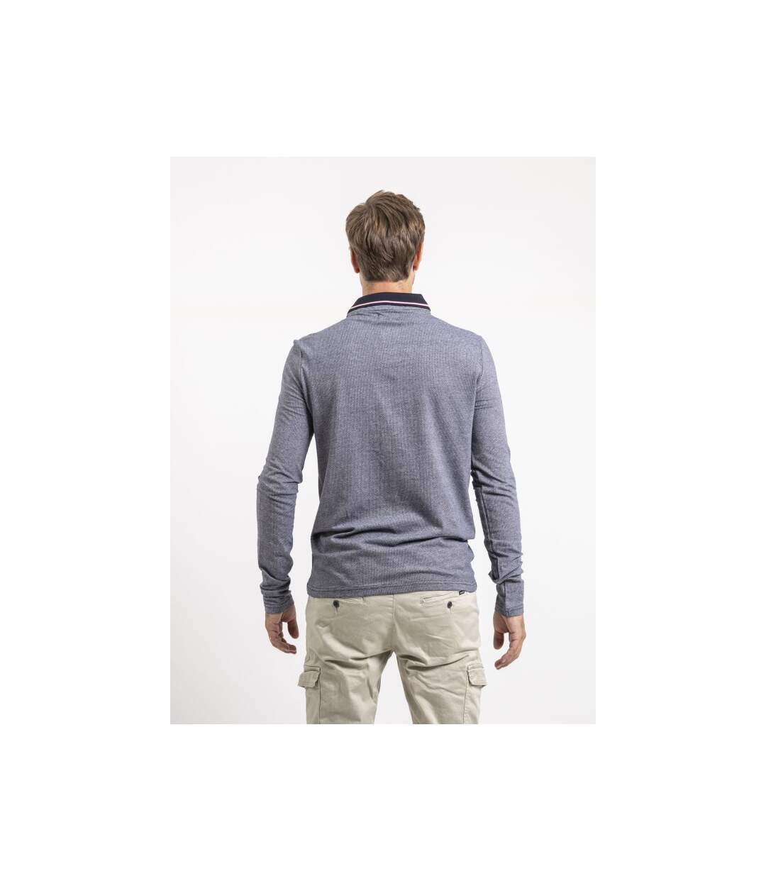 Polo manches longues pur coton PYTHON-2