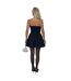 Womens/ladies Bubble Mini Dress Black AX Paris-3