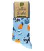 Unisex Novelty Cotton Blue Vegetable Vegan Socks