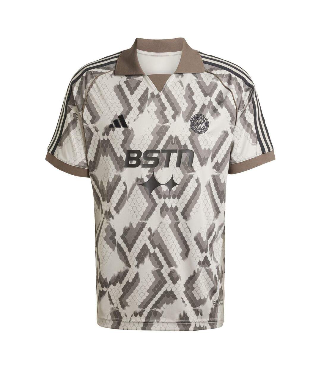 Polo Motif/style Fc Barcelone Homme Marron Clair Adidas-2