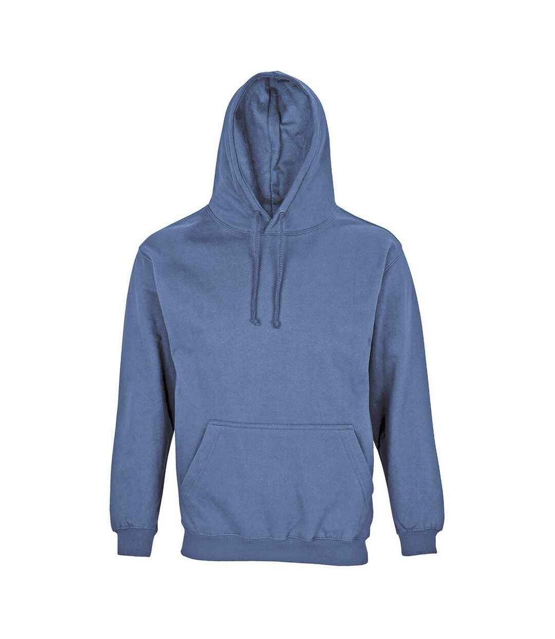 Sweat à capuche condor adulte bleu SOLS