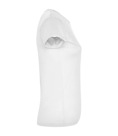 T-shirt Montecarlo Femme Blanc Roly Sport