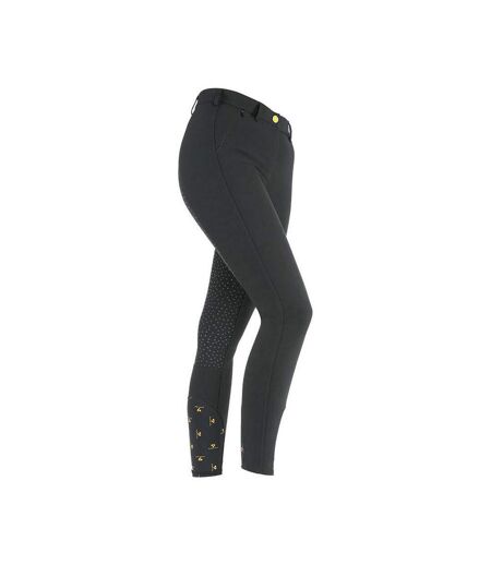 Womens/ladies Chapman Breeches Black Aubrion
