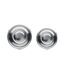 Pack of 2  Elles stainless steel lunch box  one size matt silver MidOcean-3