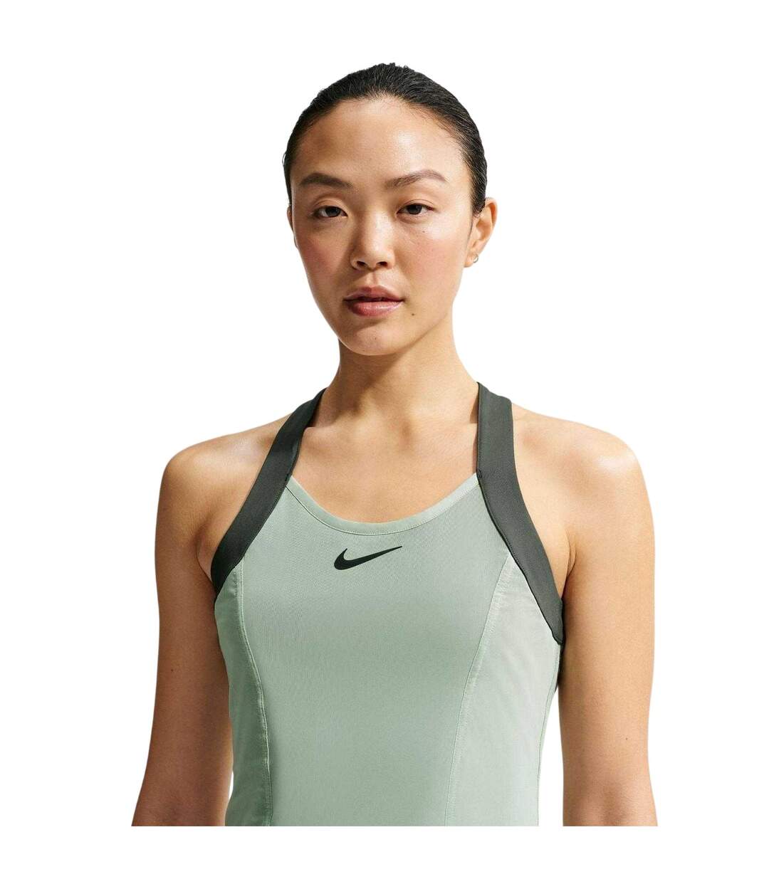 Débardeur Femme Gris Clair Noir Nike-3