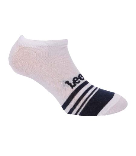 Socquettes Style À Rayures Femme Blanc Lee