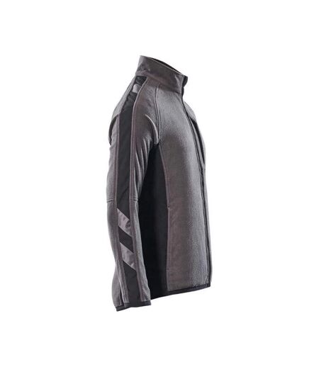 Mens Unique Hannover Fleece Jacket Dark Anthracite Black Mascot