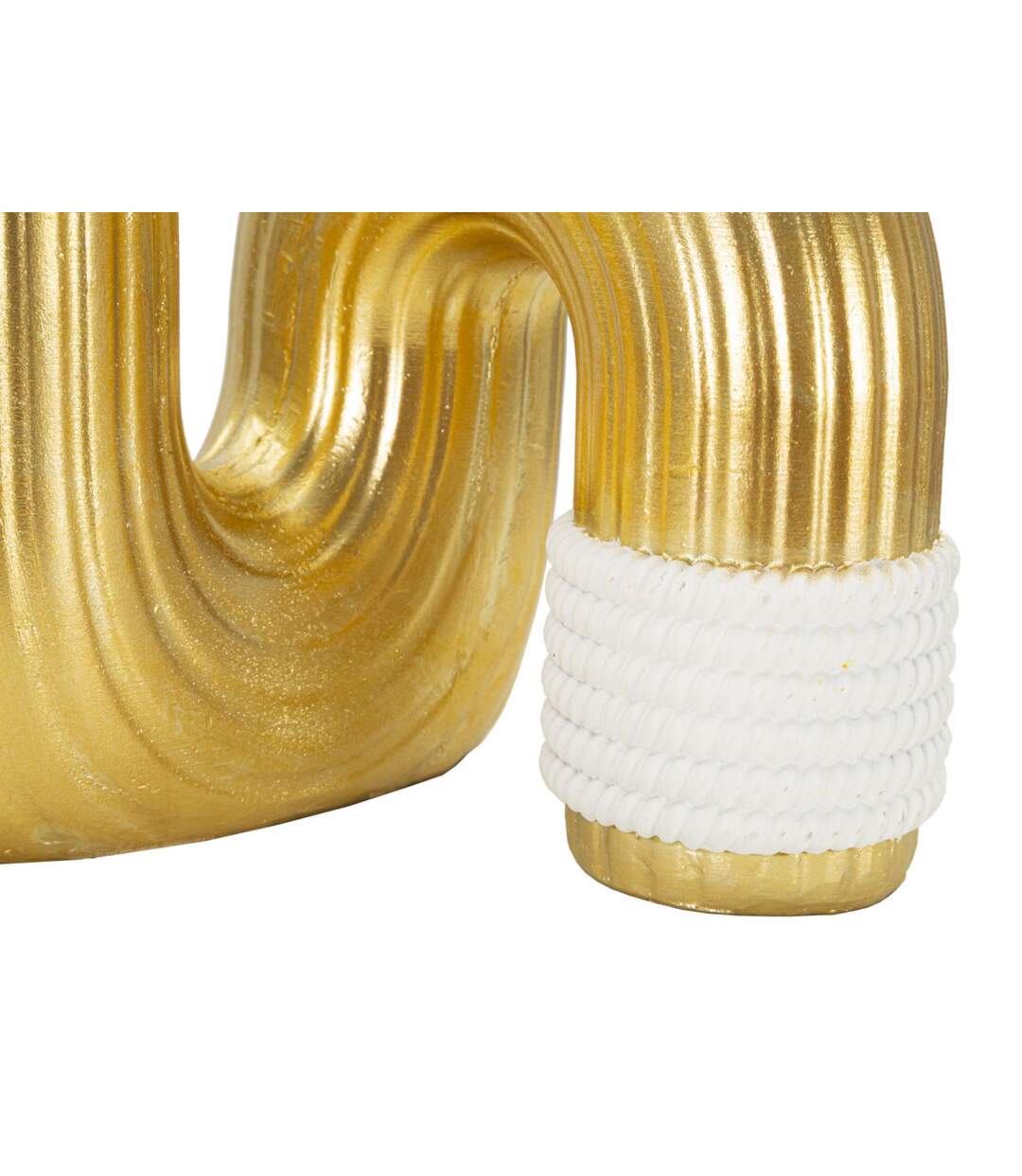 Vase Design en Résine Bann 25cm Or-4