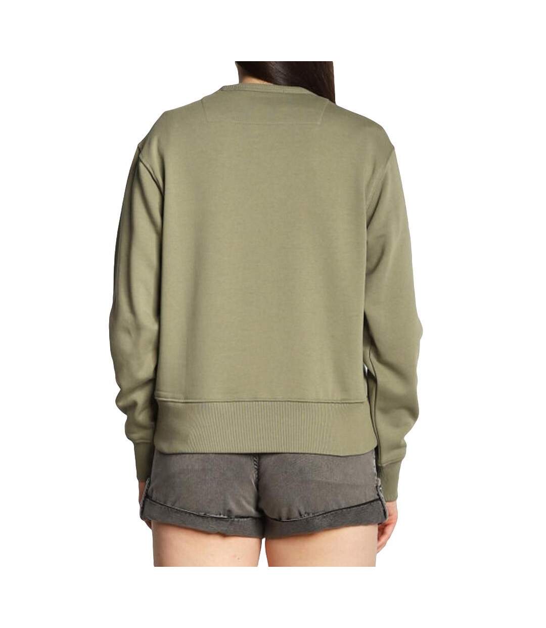 Sweat Kaki Femme Guess Original Fleece - XS-2