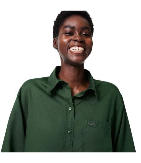 Chemisier Flowing Femme Vert Lacoste