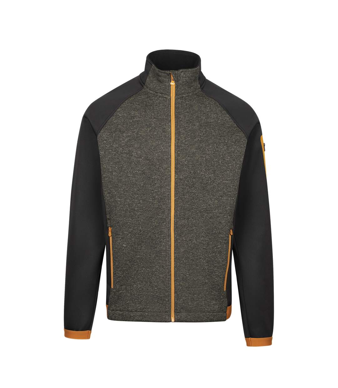 Mens at300 foxearth full zip fleece jacket marshland marl Trespass-1