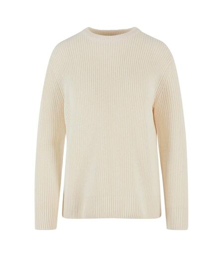 Sweat Motif/style Côtelé Femme Sable Blanc Urban Classics
