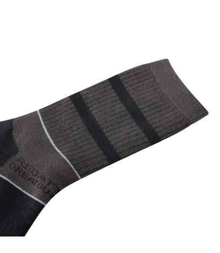 Pack Of 2  Mens Samaris 3 Season Socks  Granite Light Steel Regatta