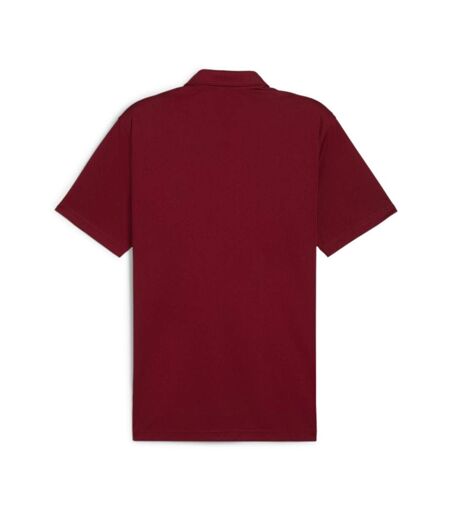 Polo de golf rouge homme puma pure solid