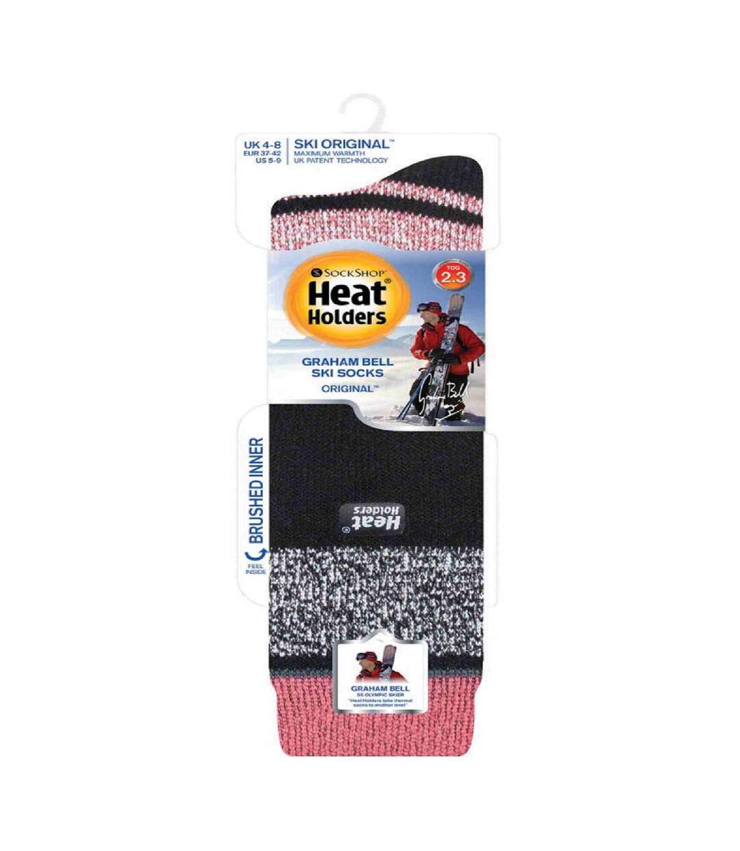Ladies Extra Long 2.3 TOG Winter Knee High Thermal Ski Socks-2