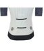 Mens Elite Mock Neck Cycling Top Blue White Skins-4