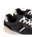 Mens Draydon Logo Suede Low Cut Trainers Black Yellow Kappa-4