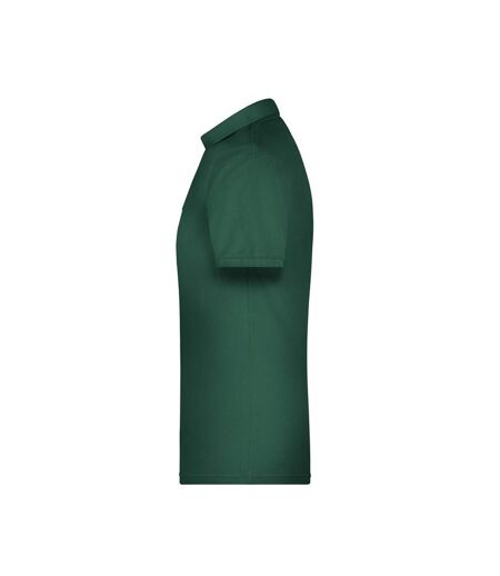 Polo Bio Workwear Homme Vert Foncé James And Nicholson