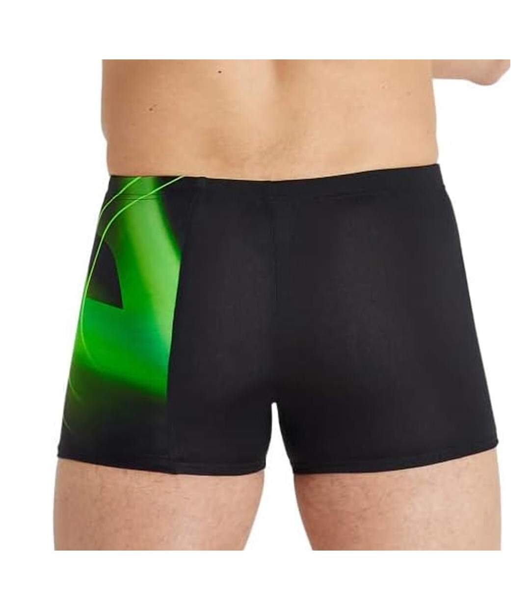 Boxer de bain noir/vert homme arena swishort-2