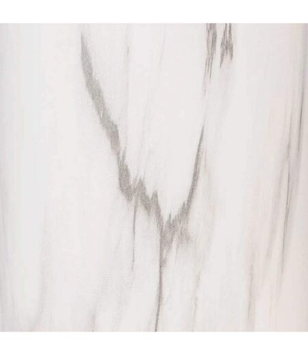 Vase Déco Effet Marbre Soa 30cm Blanc