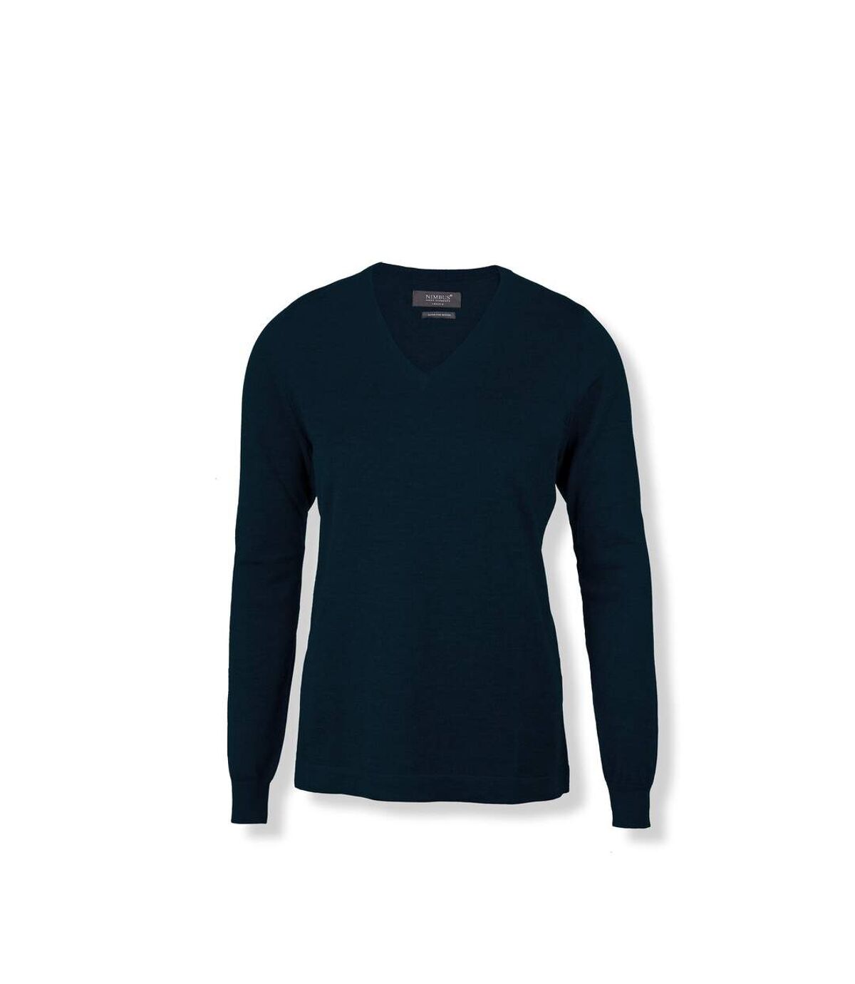 Nimbus Womens/Ladies Ashbury Knitted V Neck Sweater (Navy)