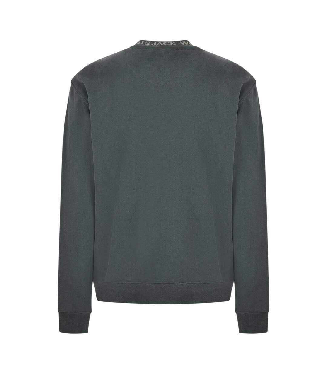 Mens Jacquard Crew Neck Sweatshirt Slate Jack Wills-3
