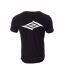 T-shirt noir homme umbro lifestyle tee 1 - l-2