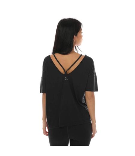 T-shirt yoga studio femme noir Adidas