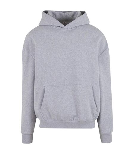 Sweat À Capuche Adulte Gris Chiné Build Your Brand