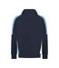 Unisex adult team hoodie navy/sky blue Finden & Hales-2