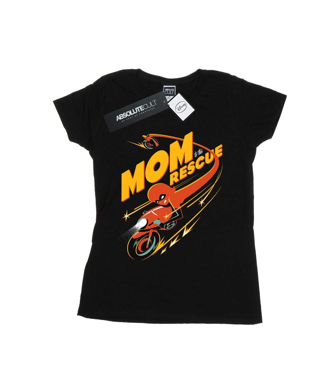 Disney T-shirt en coton Femmes/Ladies The Incredibles Mom To The Rescue (Noir) - UTBI35876-1