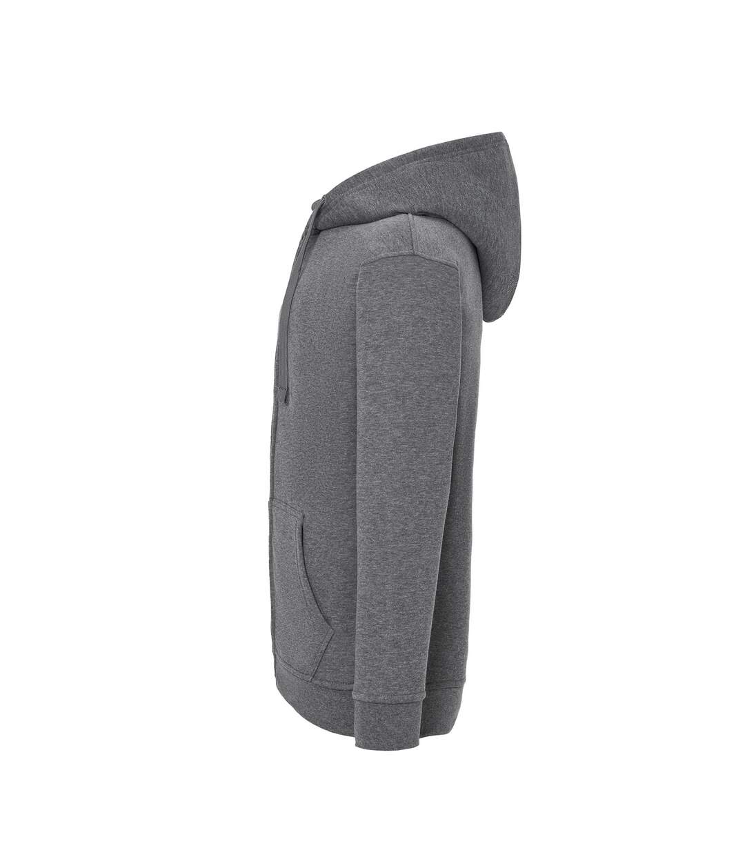 Veste À Capuche Motif/style Uni Adulte Gris Foncé Chiné JHK-3