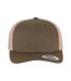 Casquette Trucker Motif/style Rétro Vert Kaki Foncé Kaki Flexfit-2
