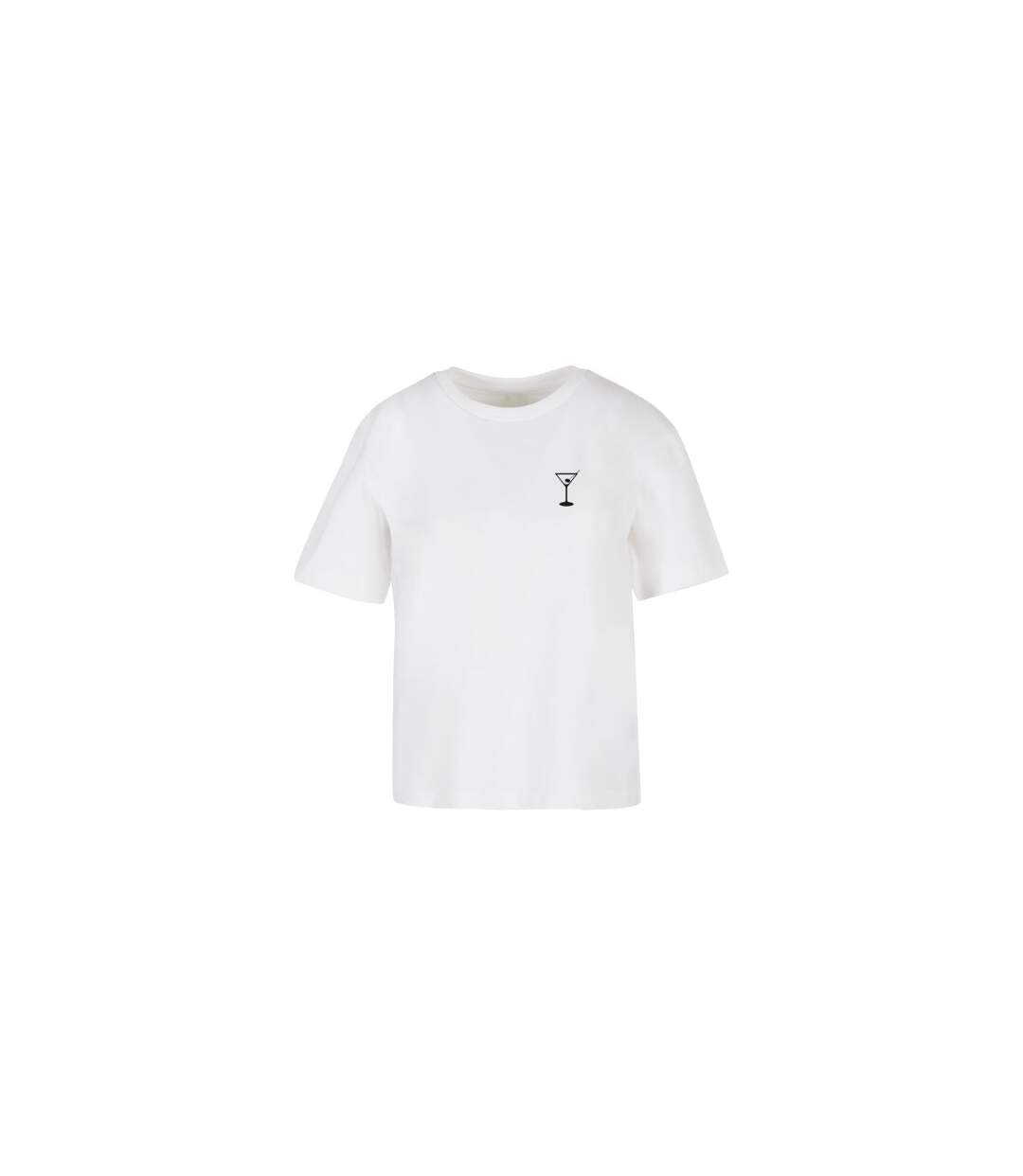 Womens/ladies Delizioso T-shirt White Miss Tee-2