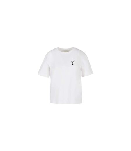 Womens/ladies Delizioso T-shirt White Miss Tee
