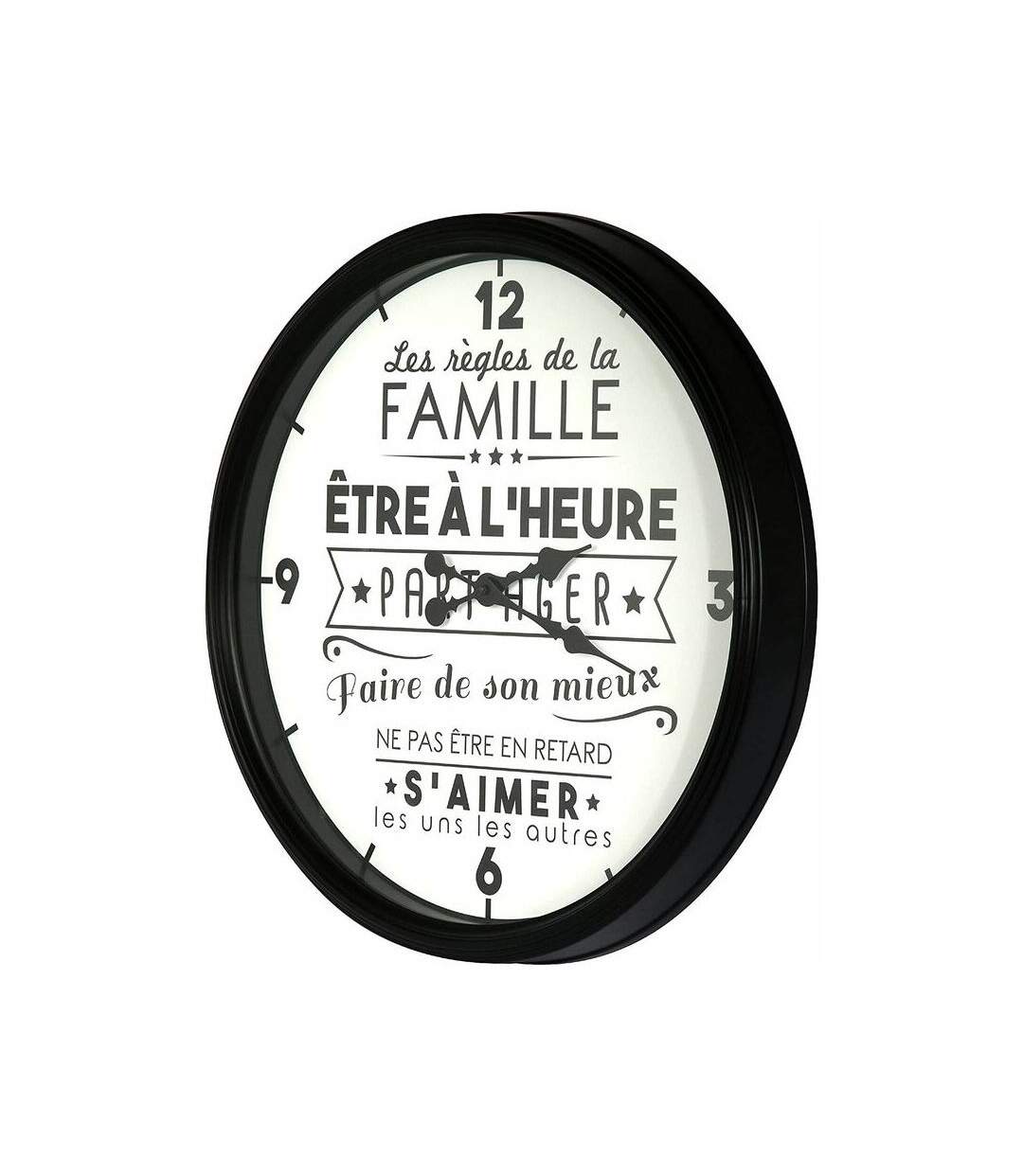 Horloge en plastique La vie en famille-3