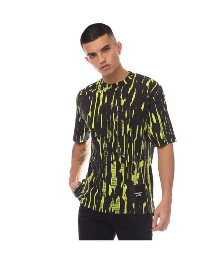 Mens All-over Print T-shirt Yellow Ambush