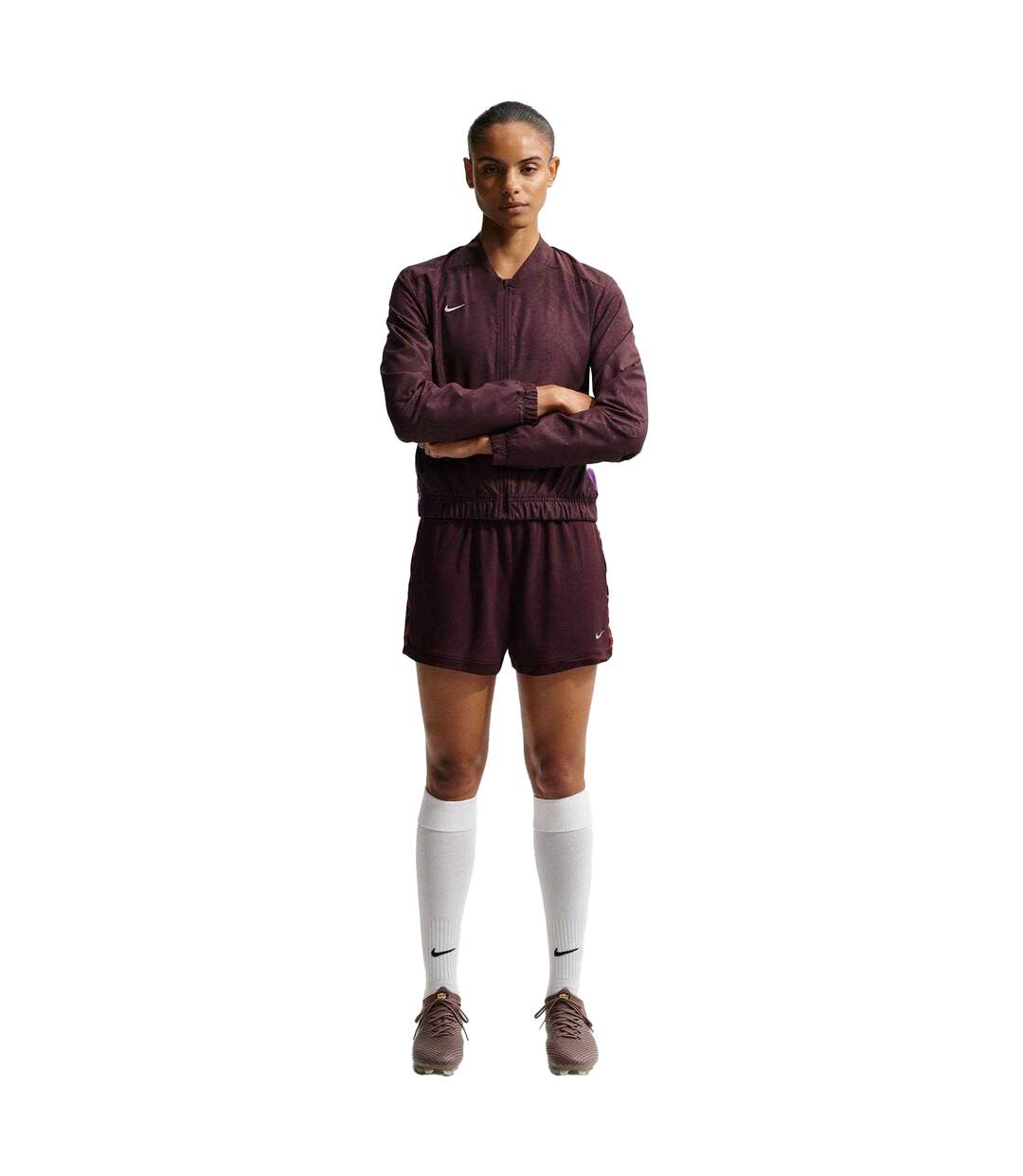 Short Academy Femme Bordeaux Nike-4