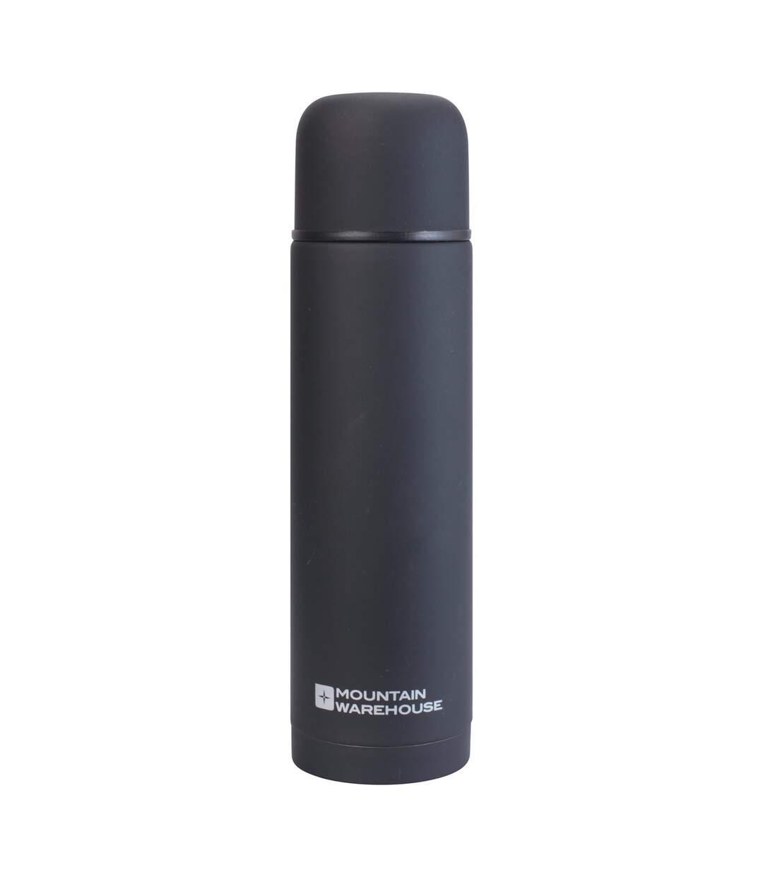Rubberised 500ml flask one size black Mountain Warehouse-1