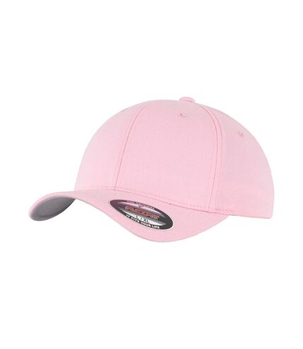 Flexfit Wooly Combed Cap (Pink/Silver)