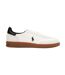 Baskets Motif/style Logo Brodé Bedford Homme Blanc Noir Ralph Lauren-1
