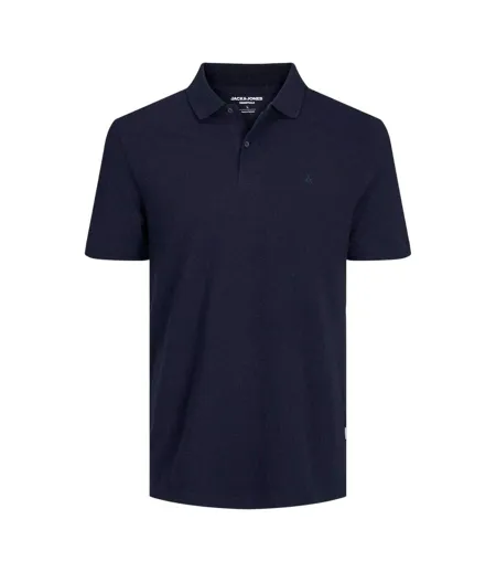 Mens Basic Polo Shirt Navy Blazer Jack And Jones