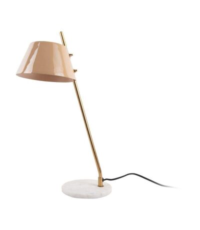 Lampe à poser en métal et marbre Savvy