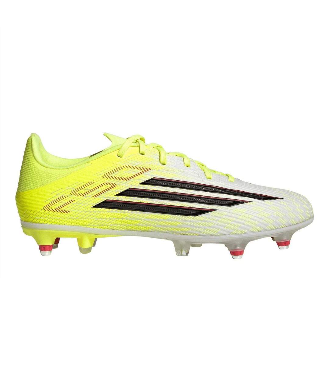 Mens F50 League Soft Ground Football Boots Solar Yellow Adidas-4