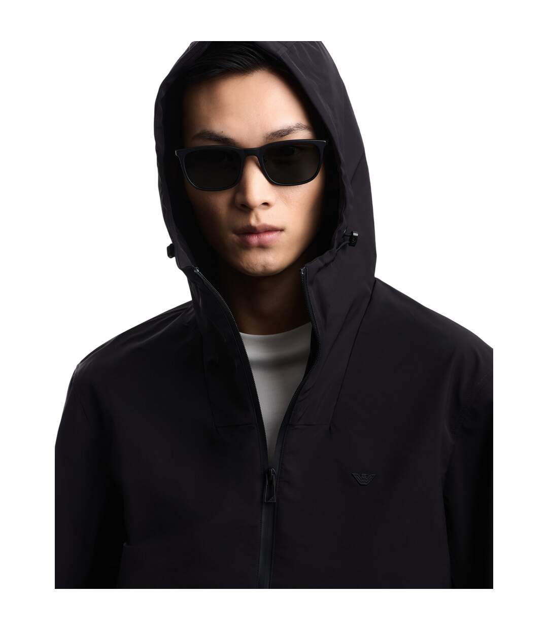 Veste Softshell À Capuche Motif/style Uni Homme Noir Lyle & Scott-4
